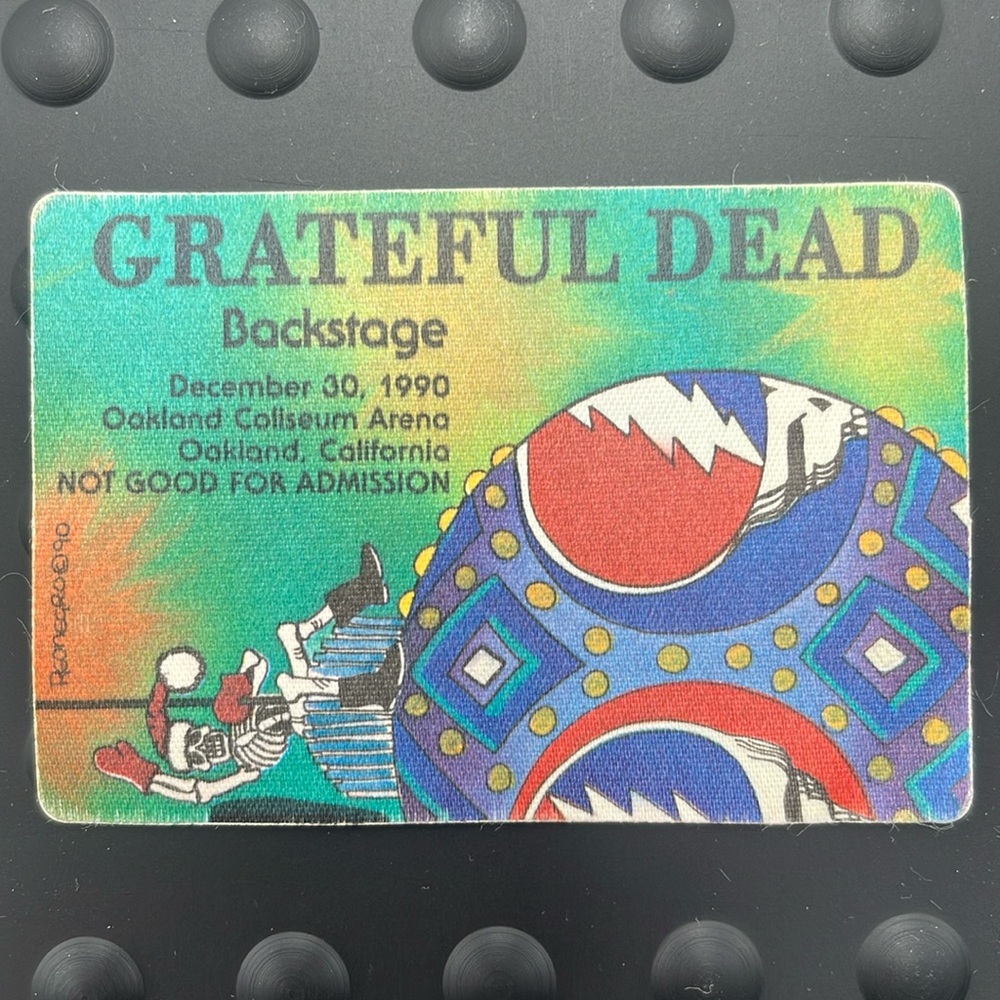 Grateful Dead Backstage Pass December 30th 1990